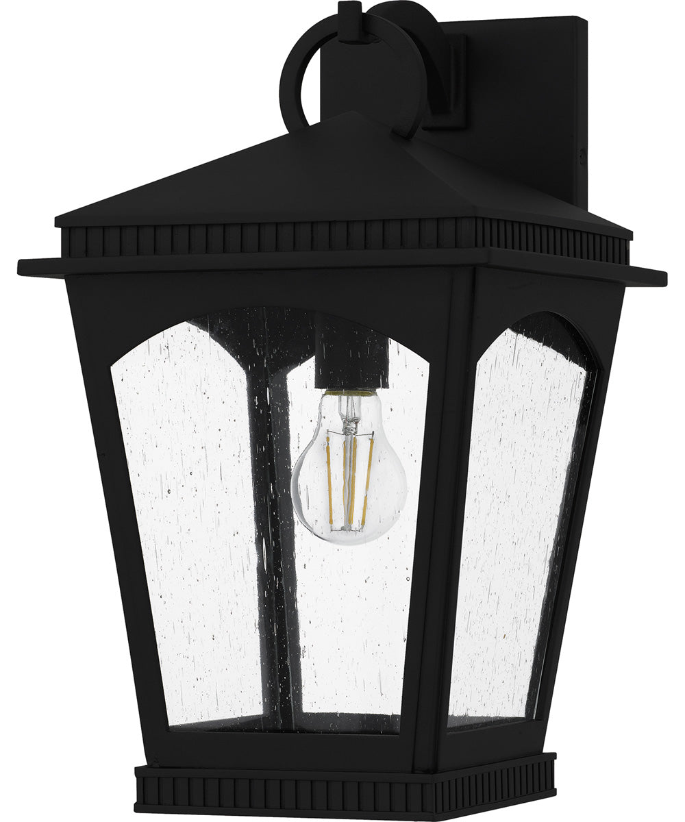 Huck Large 1-light Outdoor Wall Light Earth Black