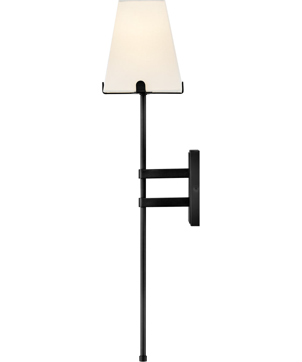 Benton 1-Light Large Single Light Sconce in Black