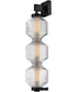 Reign LED-Light Small LED Convertible Pendant in Black