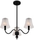 McKinney 3-light Chandelier Matte Black