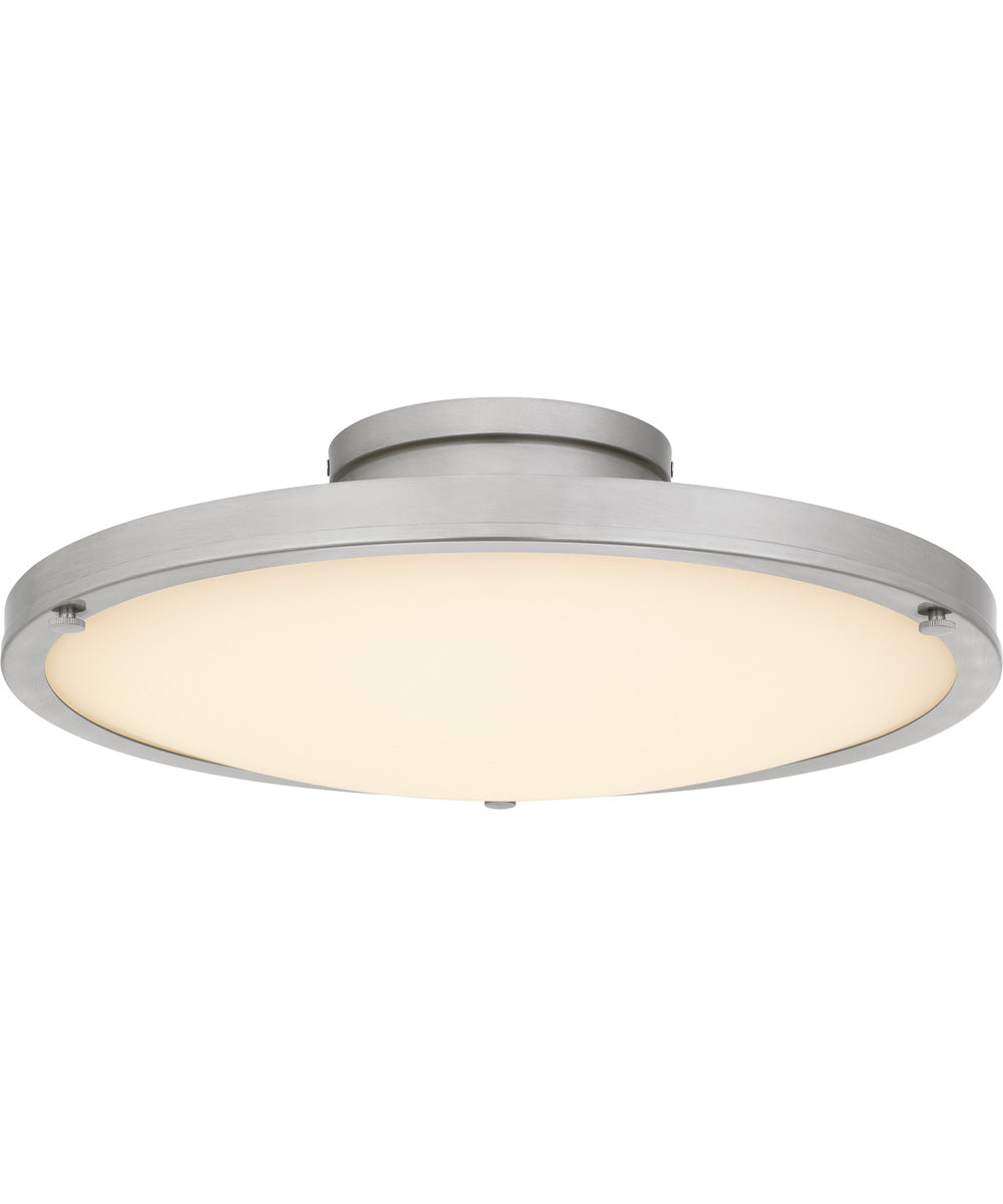 Quoizel Semi-Flush Mount Medium Semi Flush Mount Brushed Nickel