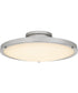 Quoizel Semi-Flush Mount Medium Semi Flush Mount Brushed Nickel