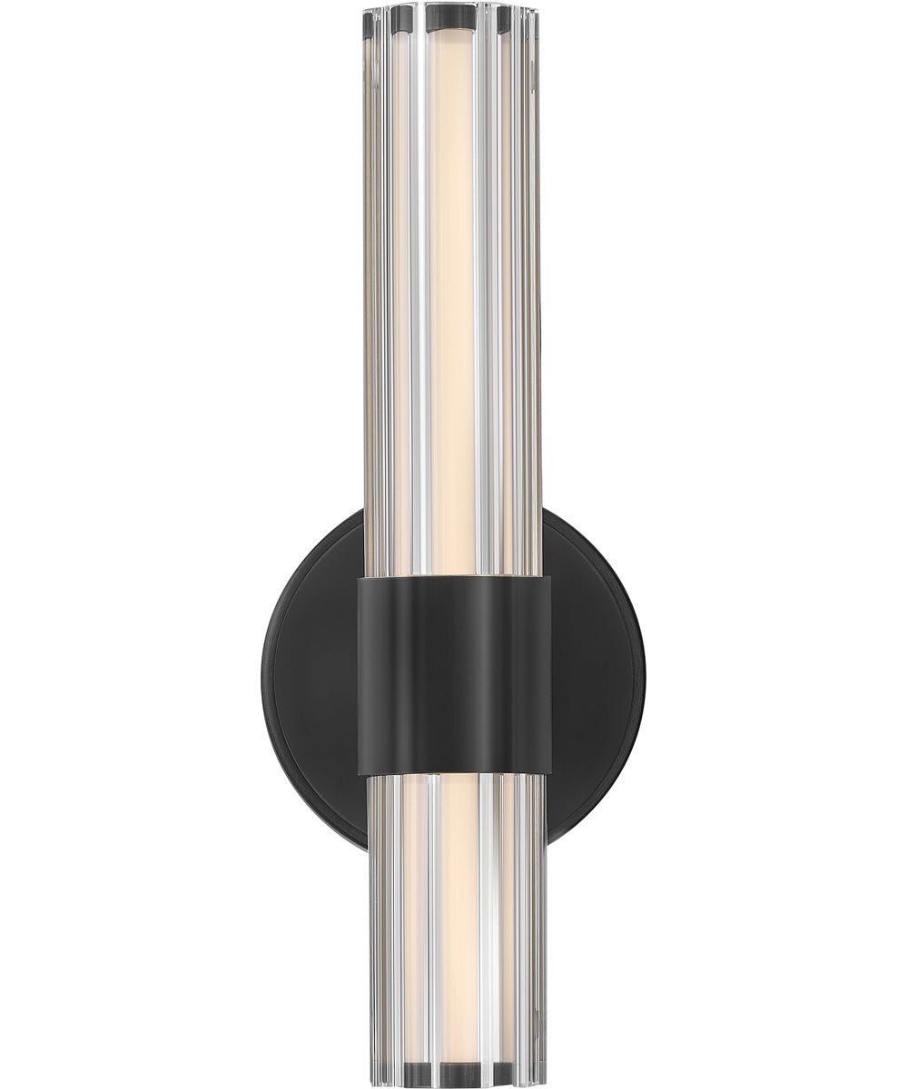 Georgette LED-Light Medium LED Sconce in Black