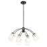 Arpeggio 8-light Chandelier Matte Black