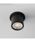 Swinger 5.25 inch Adjustable LED Flush Mount Black