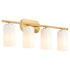 Belinder 4-light Bath Vanity Light Aged Brass