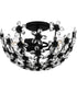 Quoizel Semi-Flush Mount Medium 3-light Semi Flush Mount Matte Black