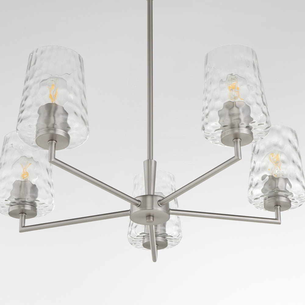 Goodwin 5-light Chandelier Satin Nickel