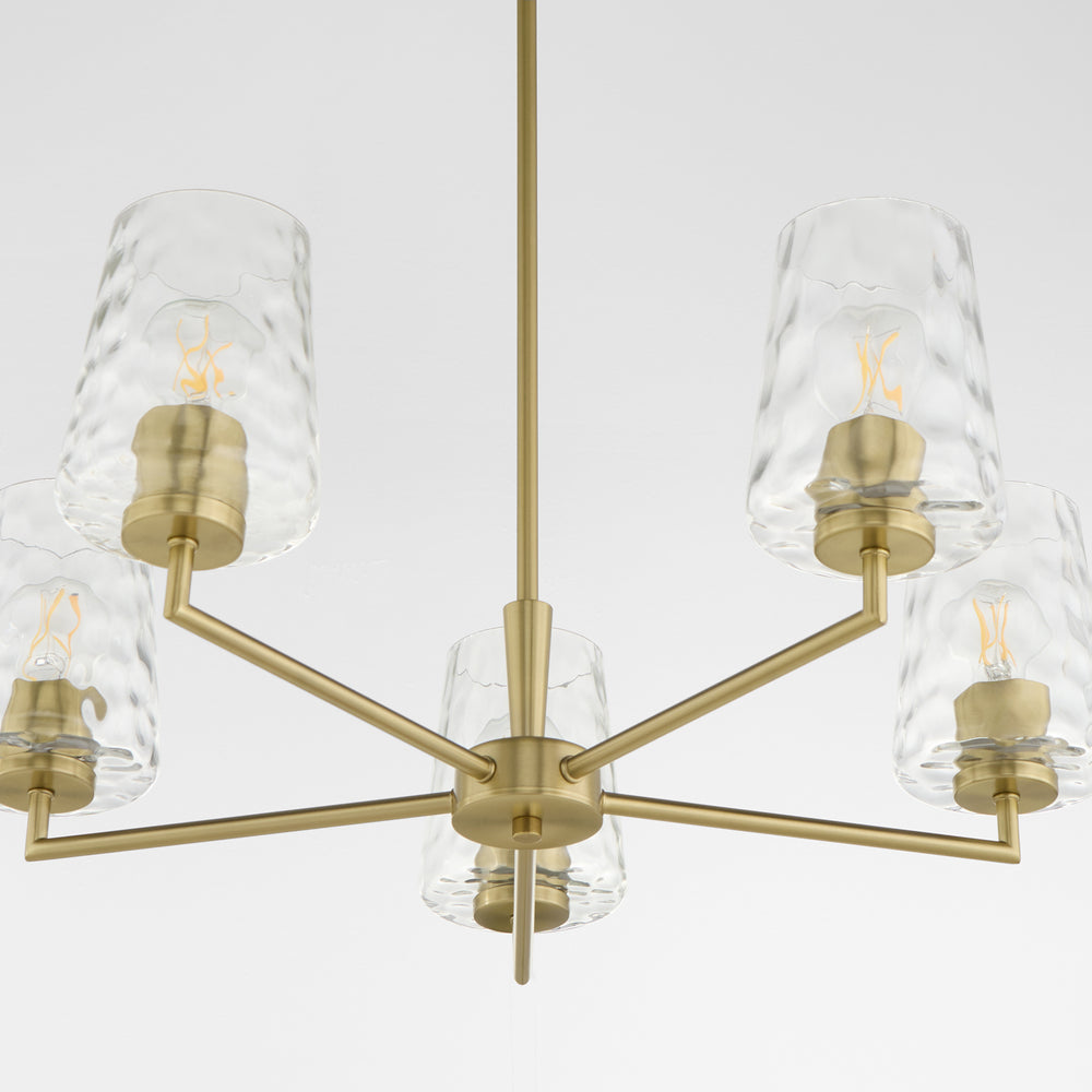 Goodwin Chandelier Aged Brass