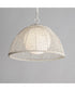 Cestino 1-Light Pendant Weathered White