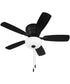 Wheeler 42 2-Light Bowl 2-Light Fan Flat Black