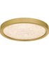 Outskirts Small Flush Mount Brushed Gold