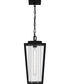 Jett Large 1-light Outdoor Pendant Light Matte Black