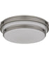 Quoizel Flush Mount Medium 3-light Flush Mount Antique Nickel