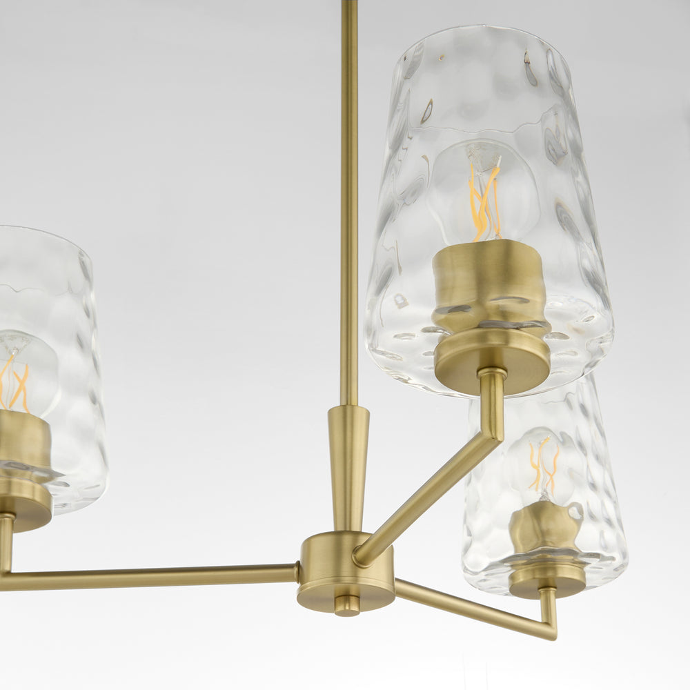 Goodwin 3-light Chandelier Aged Brass