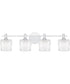 Spade Extra Large 4-light Bath Light Polished Chrome