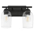 Wallinger 2-light Bath Vanity Light Matte Black