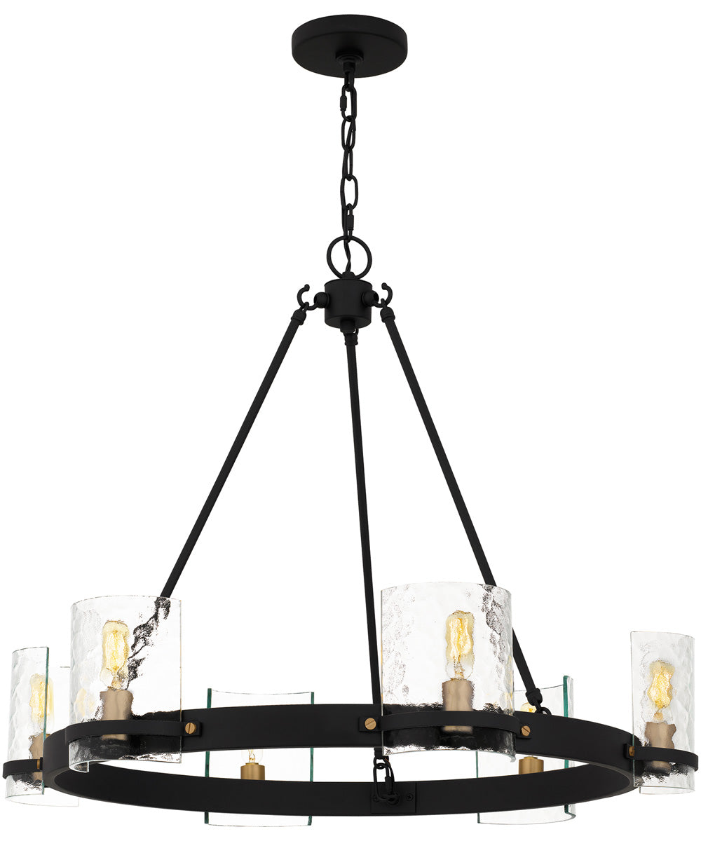 Gloucester 6-light Chandelier Matte Black