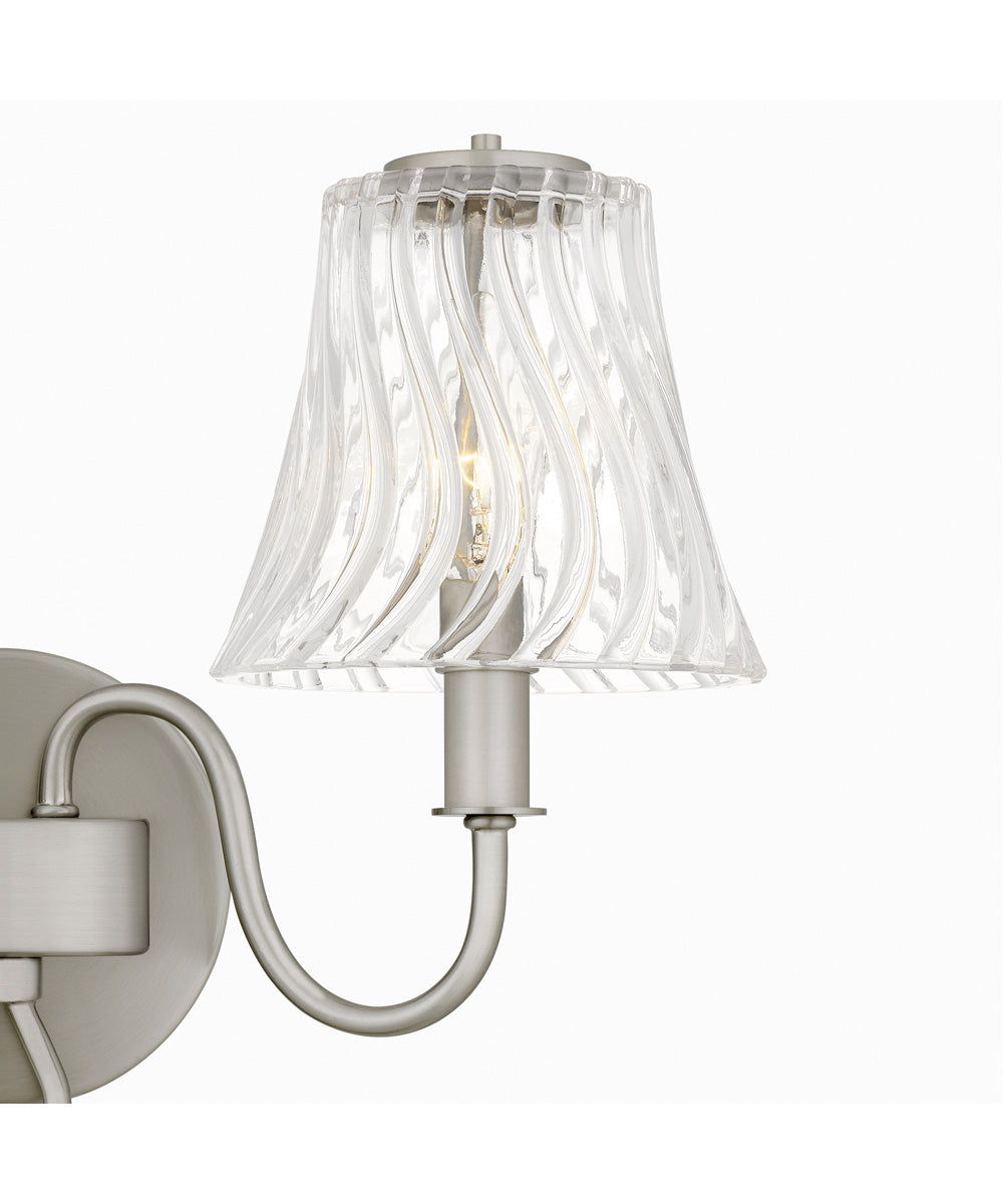 McKinney Medium 2-light Bath Light Brushed Nickel