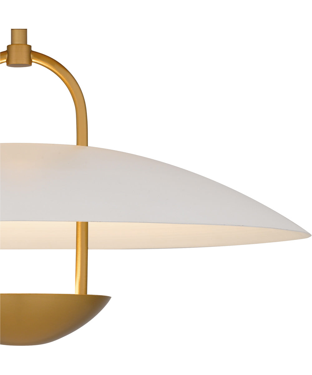 Bingham Large Pendant Brushed Gold