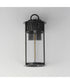 Windsor 1-Light Large Outdoor Wall Sconce Black Patina