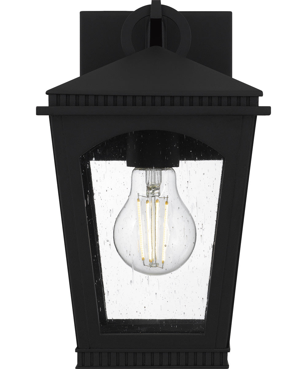 Huck Small 1-light Outdoor Wall Light Earth Black