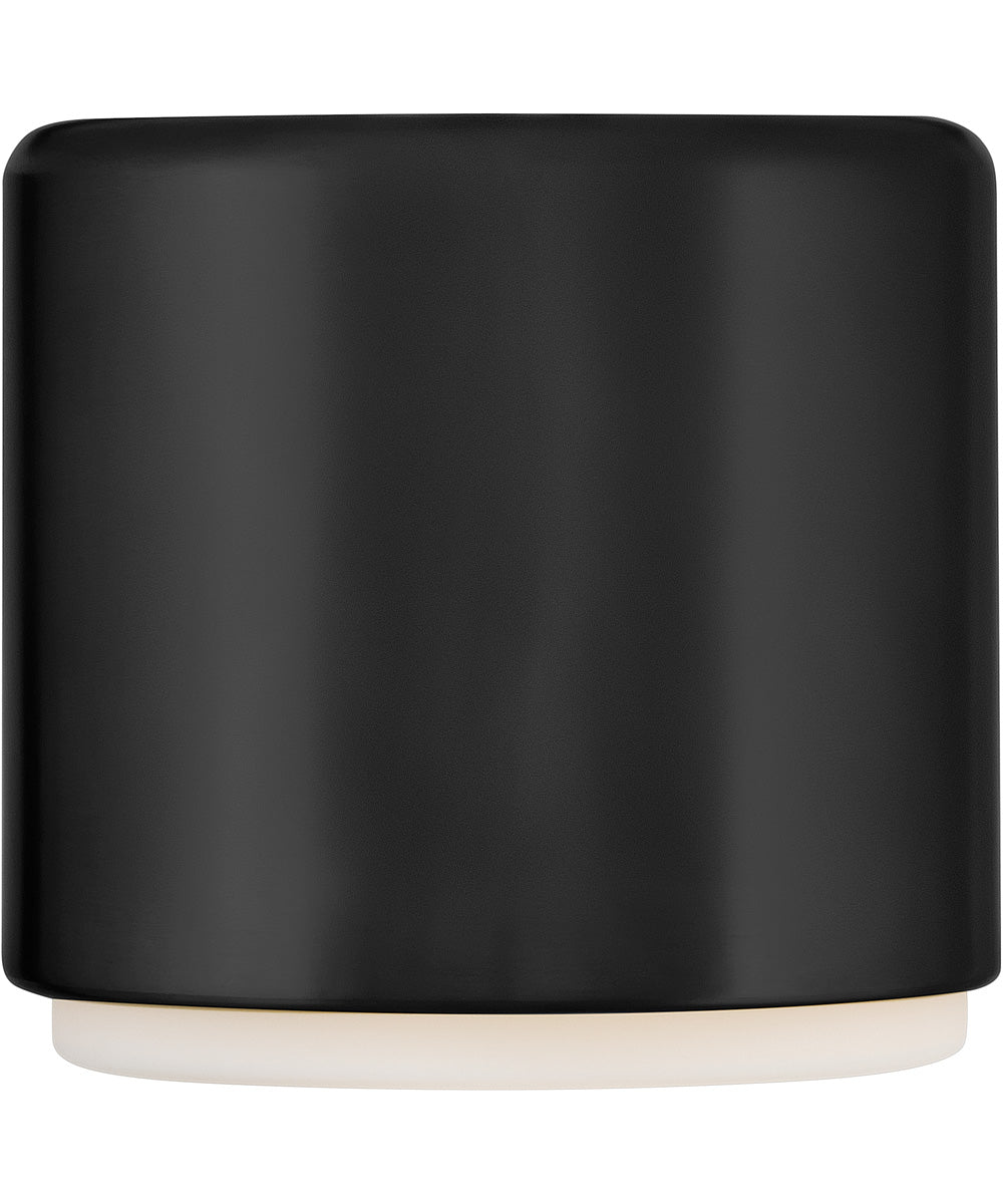 Cedric 1-Light Extra Small Flush Mount in Black