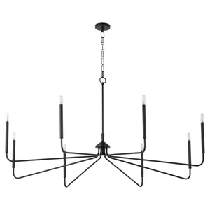 Providence 8-light Chandelier Matte Black