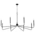 Providence 8-light Chandelier Matte Black