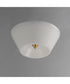 Tack LED Flush Mount Natural Aged Brass