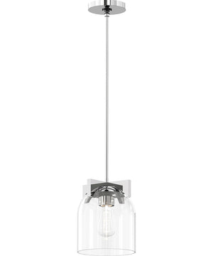 Scoop 1-Light Pendant/Flush Mount Polished Chrome