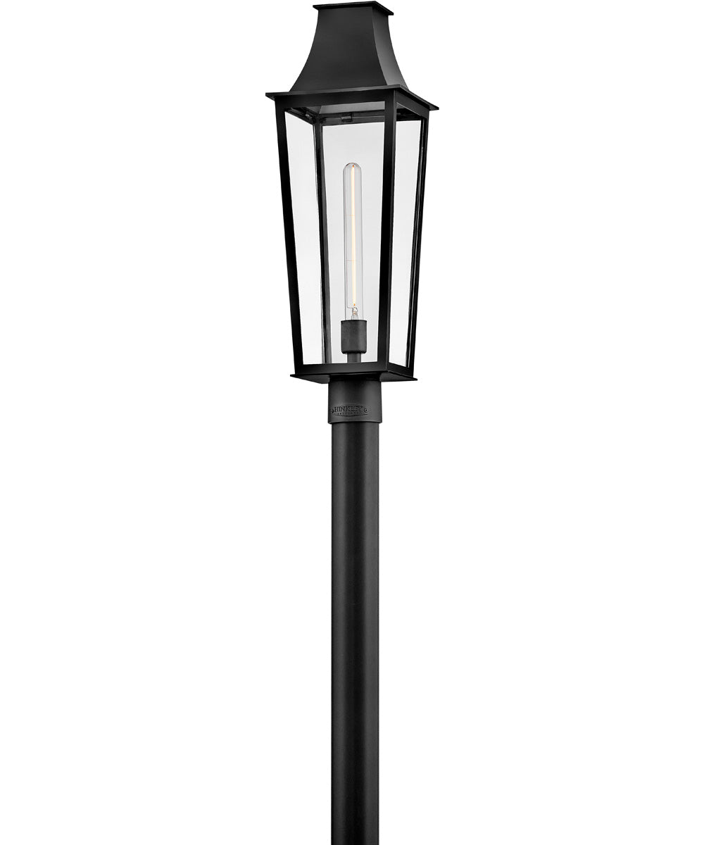 Georgetown 1-Light Large Post Top Lantern in Black