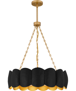 Quoizel Pendant Large 5-light Pendant Matte Black