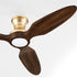 56" Veleta 1-light LED Ceiling Fan Aged Brass