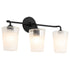 Providence 3-light Bath Vanity Light Matte Black