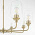 Raymond Chandelier Aged Brass