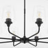 Raymond 8-light Chandelier Matte Black