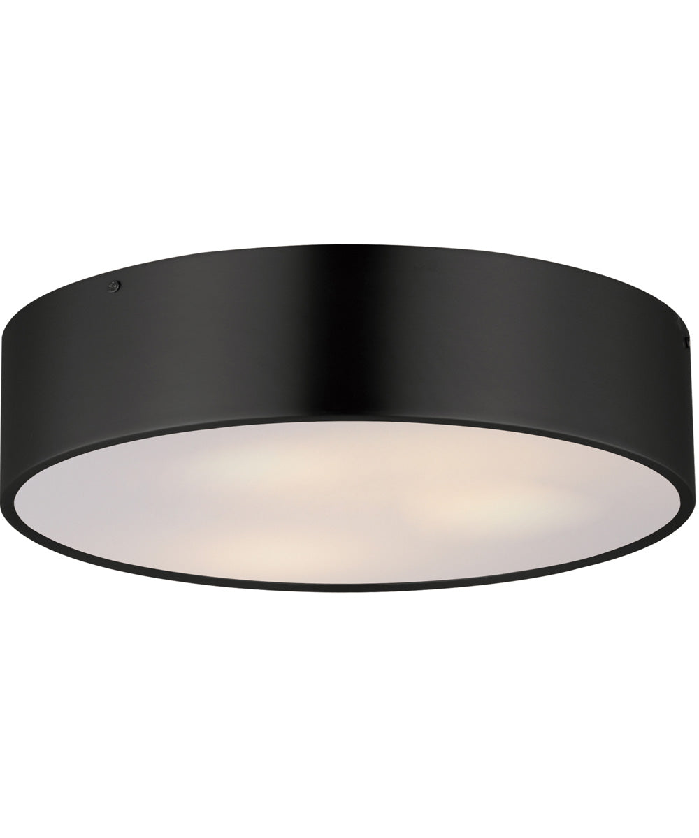 Tommy 16 inch  3-Light Surface Mount Black