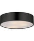 Tommy 16 inch  3-Light Surface Mount Black