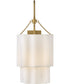 Gwen 1-Light Large Single Light Sconce in Lacquered Brass