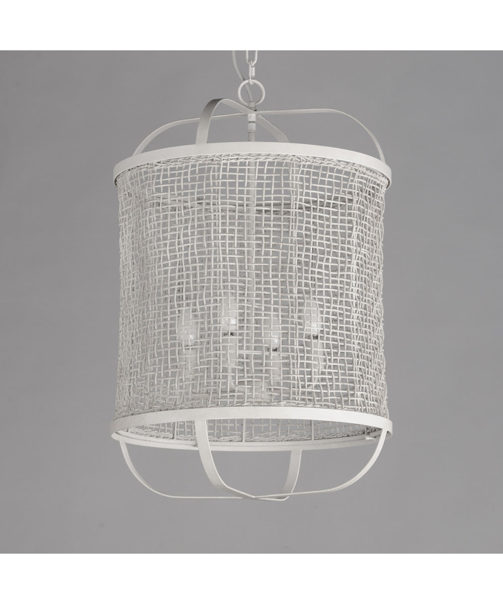 Cestino 19 inch Pendant Weathered White