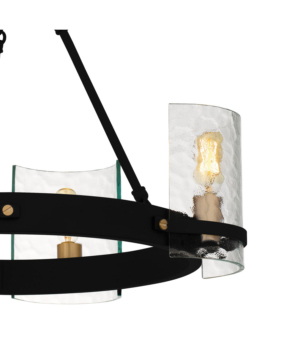 Gloucester 4-light Chandelier Matte Black