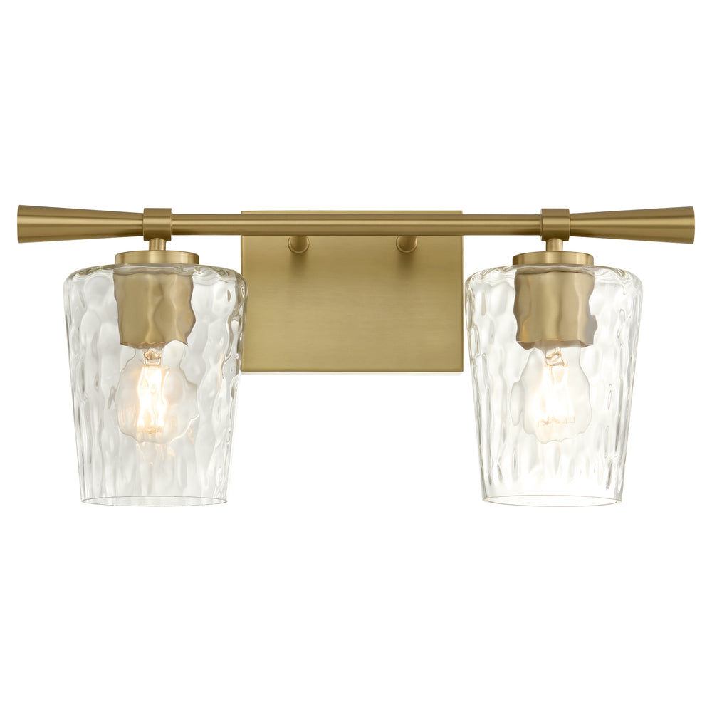 Goodwin 2-light Bath Vanity Light Aged Brass