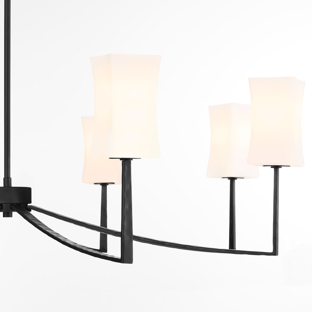 Ayala 8-light Chandelier Matte Black