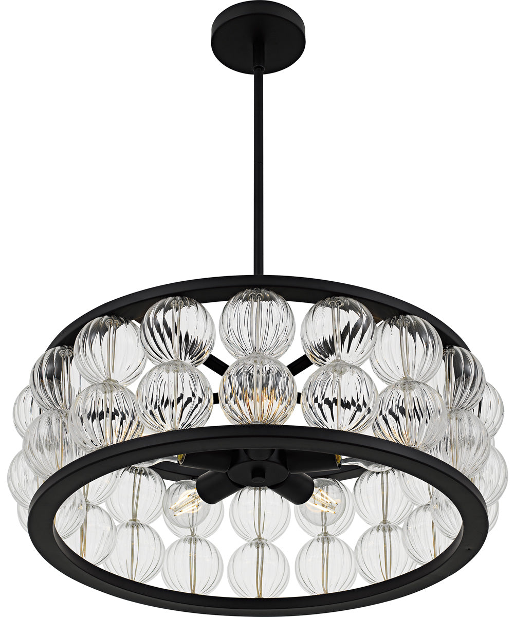 Terrarock Large 5-light Pendant Matte Black