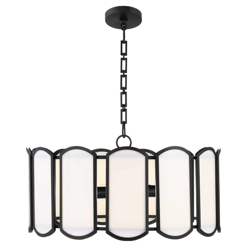 Belleview 5-light Pendant Matte Black