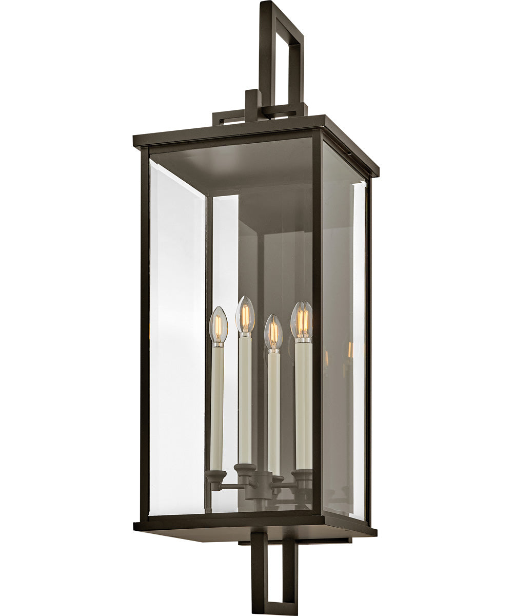 Weymouth 4-Light Extra Large Wall Mount Lantern in Oil Rubbed Bronze