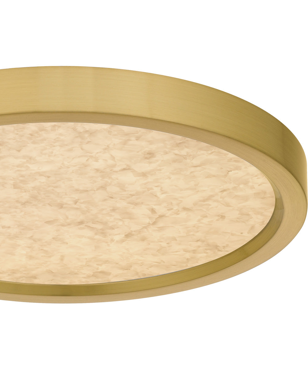 Outskirts Small Flush Mount Brushed Gold