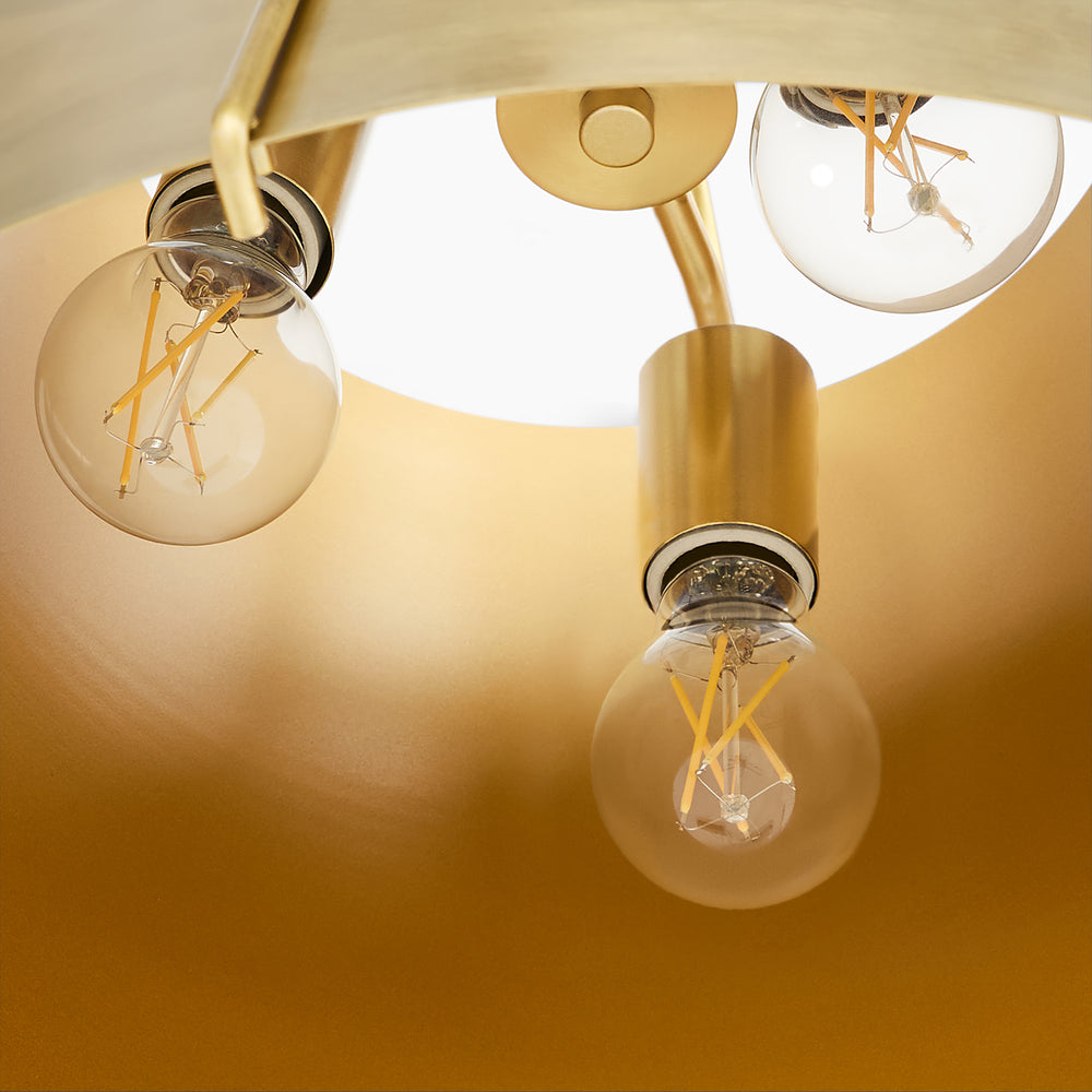 Ellen 3-light Pendant Aged Brass