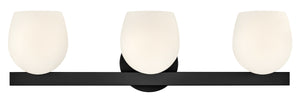 Mae 3-Light Medium Three Light Vanity in Black